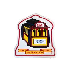 Vtg Rice Roni Noodles San Francisco Tile Hot Plate Trivet 6x7 Trolley Car USA